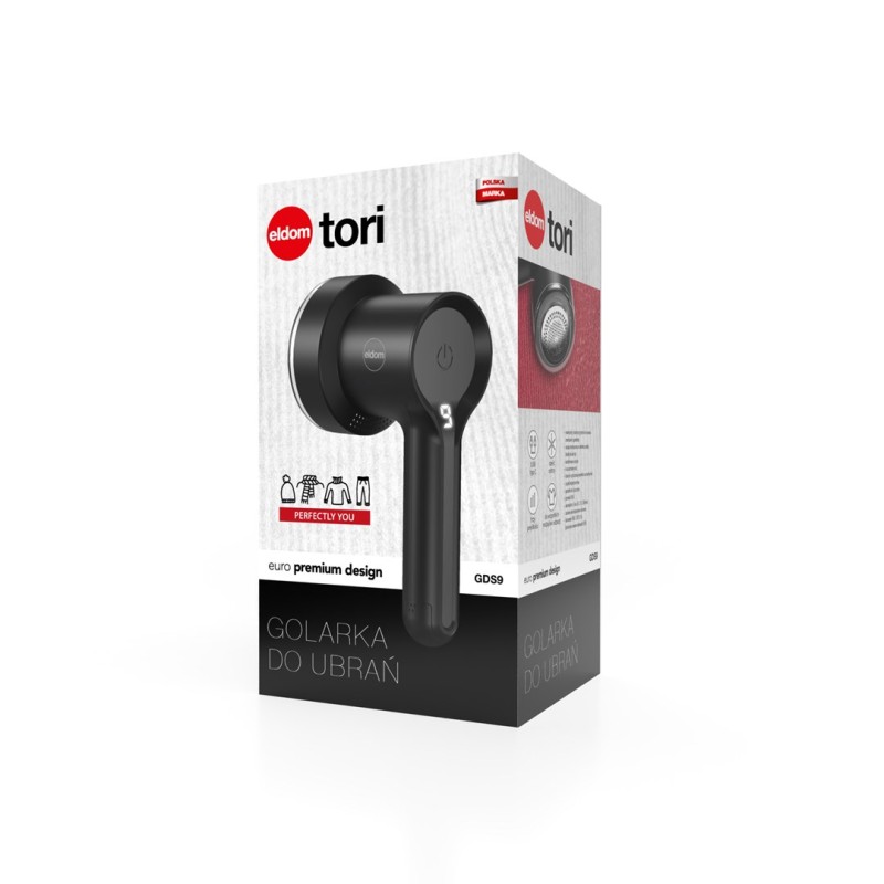 ELDOM TORI clothes shaver, rechargeable and mains powered ELDOM TORI clothes shaver, rechargeable and mains powered