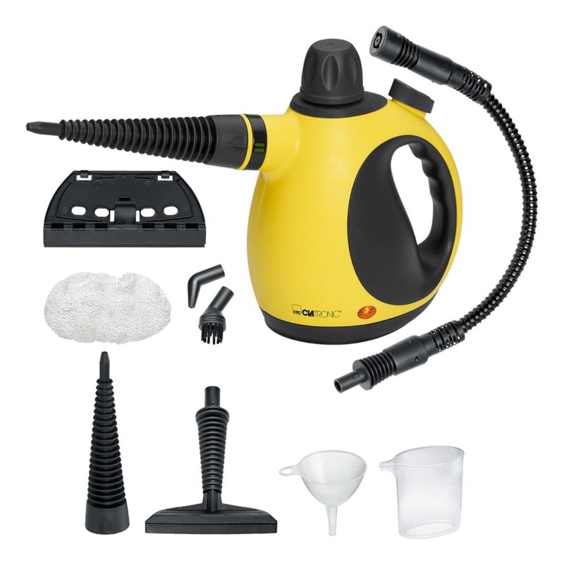 Clatronic DR 3653 Portable steam cleaner 0.25 L 1050 W Black, Yellow Clatronic DR 3653 Portable steam cleaner 0.25 L 1050 W Black, Yellow