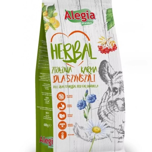 ALEGIA Herbal - dry food for chinchillas - 600g