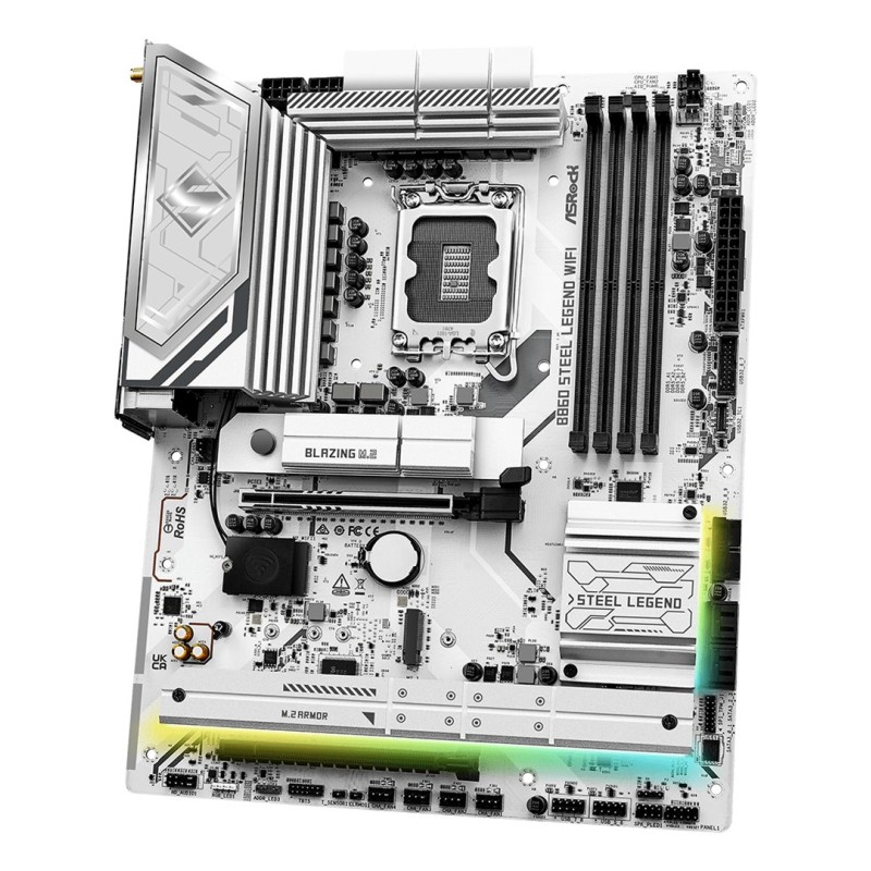 Asrock B860 Steel Legend WiFi Intel B860 LGA 1851 (Socket V1) ATX Asrock B860 Steel Legend WiFi Intel B860 LGA 1851 (Socket V1) ATX