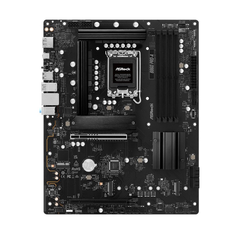 Asrock B860 Pro-A Intel B860 LGA 1851 (Socket V1) ATX Asrock B860 Pro-A Intel B860 LGA 1851 (Socket V1) ATX