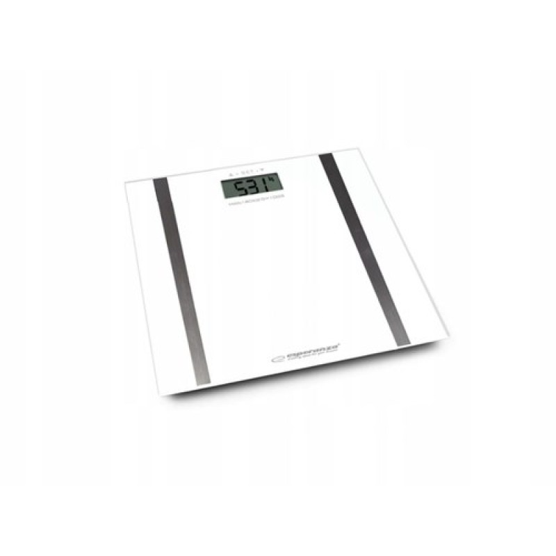 Esperanza Samba Rectangle White Electronic personal scale Esperanza Samba Rectangle White Electronic personal scale