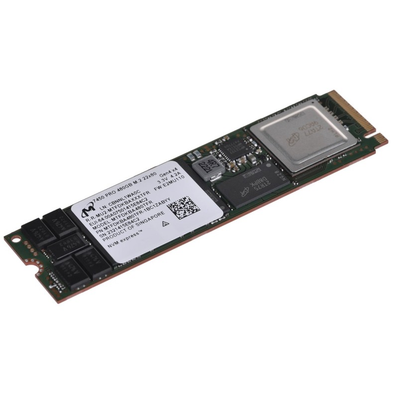 SSD Micron 7450 PRO 480GB M.2 (22x80) NVMe PCI 4.0 MTFDKBA480TFR-1BC1ZABYYR (DWPD 1) SSD Micron 7450 PRO 480GB M.2 (22x80) NVMe PCI 4.0 MTFDKBA480TFR-1BC1ZABYYR (DWPD 1)