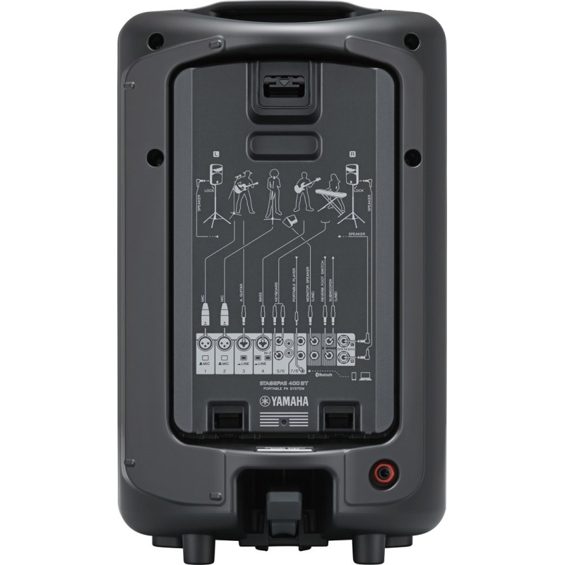 Yamaha Stagepas 400BT Freestanding Public Address (PA) system 400 W Black Yamaha Stagepas 400BT Freestanding Public Address (PA) system 400 W Black