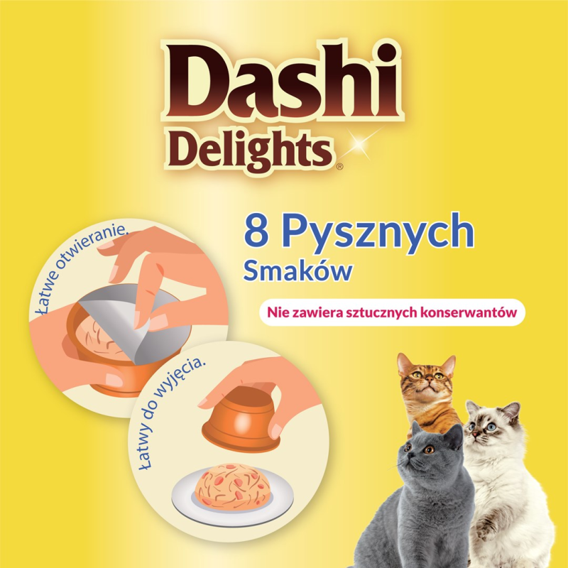 INABA Dashi Delights Chicken in broth - cat treats - 70g INABA Dashi Delights Chicken in broth - cat treats - 70g