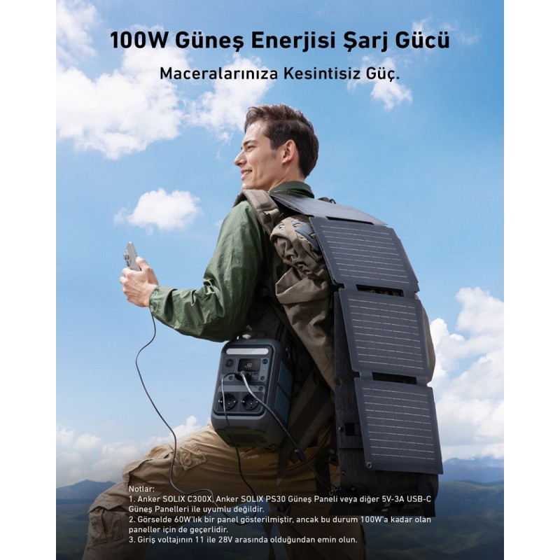 Przenośna stacja zasilania Anker Solix C300X 288Wh 300W Przenośna stacja zasilania Anker Solix C300X 288Wh 300W