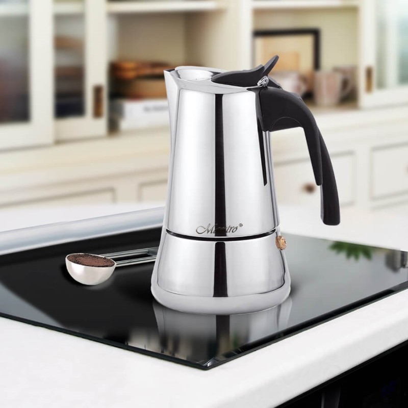 Maestro 4 cup coffee machine MR-1660-4 silver Maestro 4 cup coffee machine MR-1660-4 silver