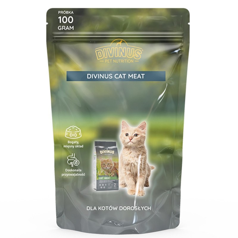 DIVINUS Cat Meat - dry cat food - 100 g