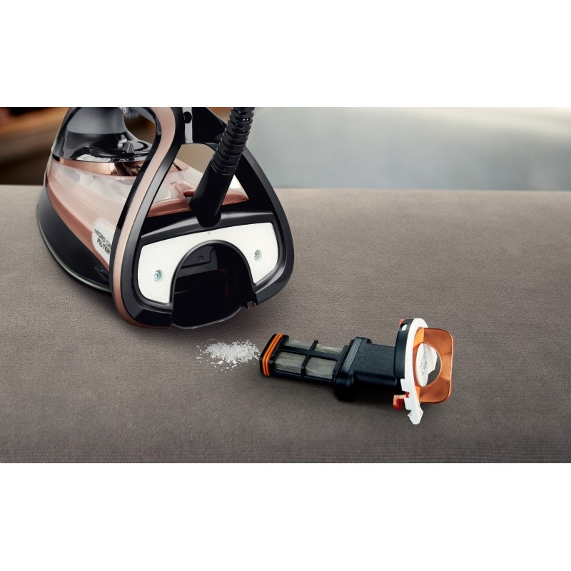 Tefal Ultimate Pure FV9845 iron Dry & Steam iron Durilium Autoclean soleplate 3200 W Black, Copper Tefal Ultimate Pure FV9845 iron Dry & Steam iron Durilium Autoclean soleplate 3200 W Black, Copper