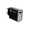 NATEC MAINS CHARGER RIBERA USB-A 18W BLACK