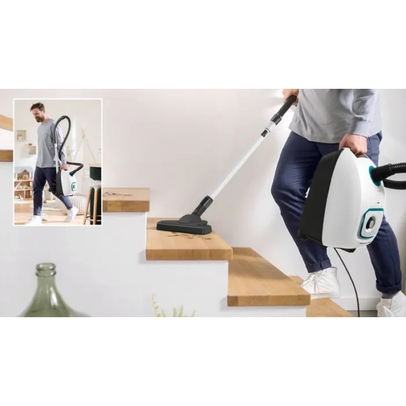 Bosch Serie 4 BGB41HYG1H 600 W white bagged vacuum cleaner Bosch Serie 4 BGB41HYG1H 600 W white bagged vacuum cleaner