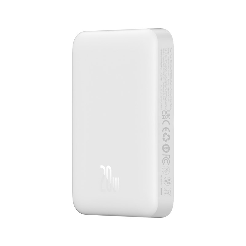 Baseus P10059001223-00 Lithium polymer (LiPo) power bank 10000 mAh Wireless charging White Baseus P10059001223-00 Lithium polymer (LiPo) power bank 10000 mAh Wireless charging White