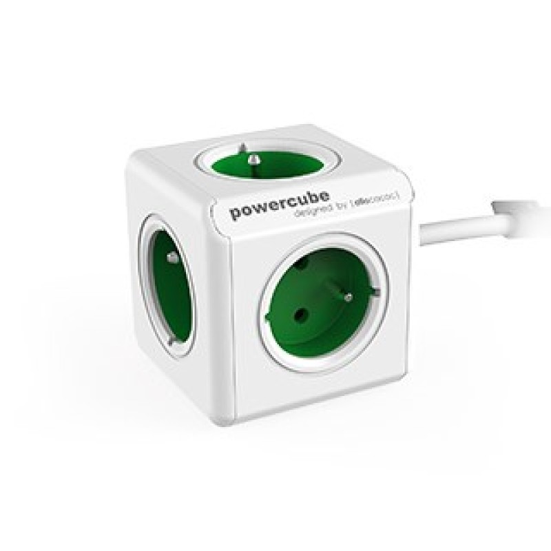 Allocacoc PowerCube Extended Type E power extension 1.5 m 5 AC outlet(s) Indoor Green Allocacoc PowerCube Extended Type E power extension 1.5 m 5 AC outlet(s) Indoor Green