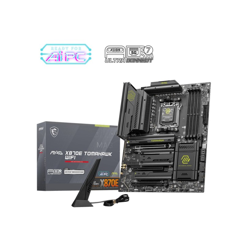 MSI MAG X870E TOMAHAWK WIFI motherboard AMD X870E Socket AM5 ATX