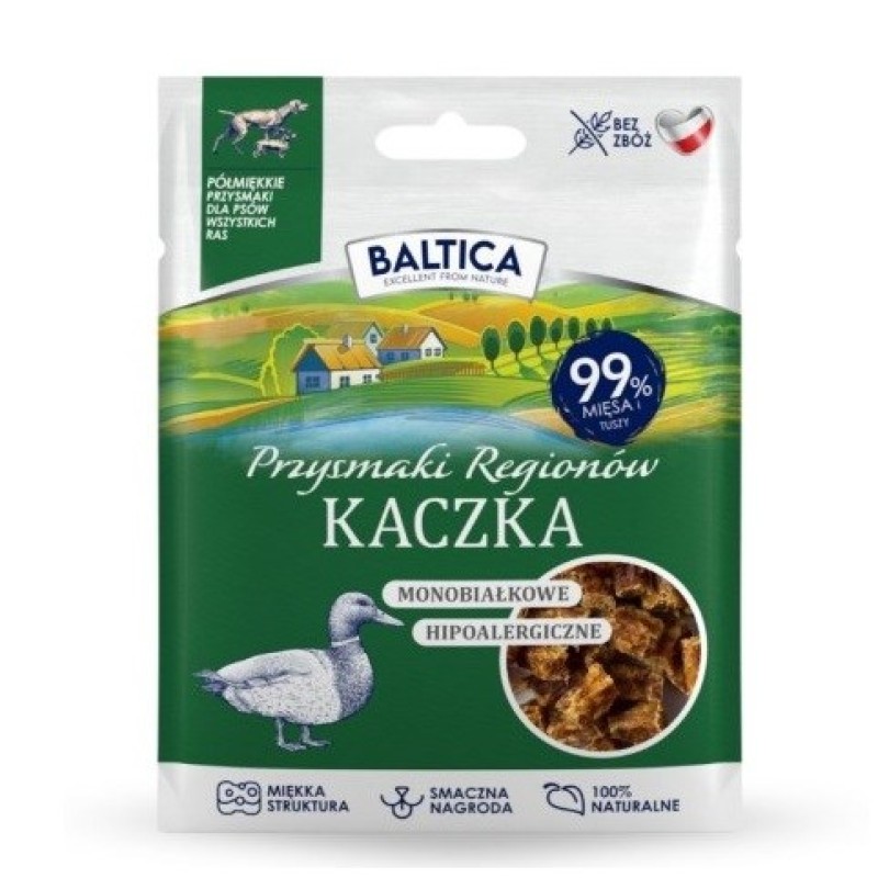 BALTICA Przysmaki regionów Monoprotein Duck - dog treat - 30g BALTICA Przysmaki regionów Monoprotein Duck - dog treat - 30g
