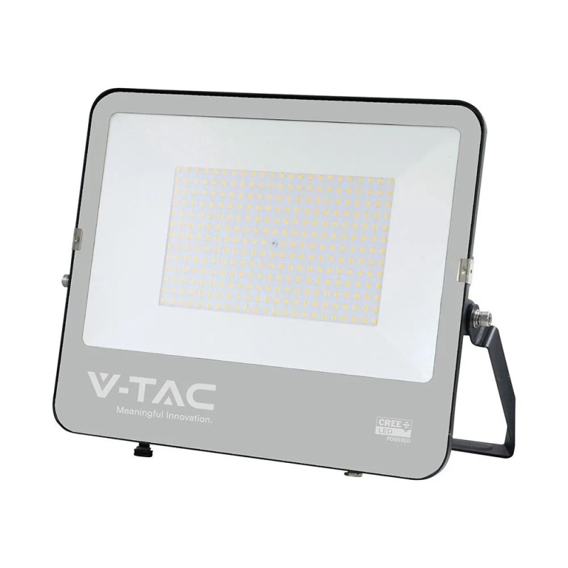V-TAC 200W LED Floodlight CREE CHIP Black Body Grey Glass 6500K 135lm/W V-TAC 200W LED Floodlight CREE CHIP Black Body Grey Glass 6500K 135lm/W