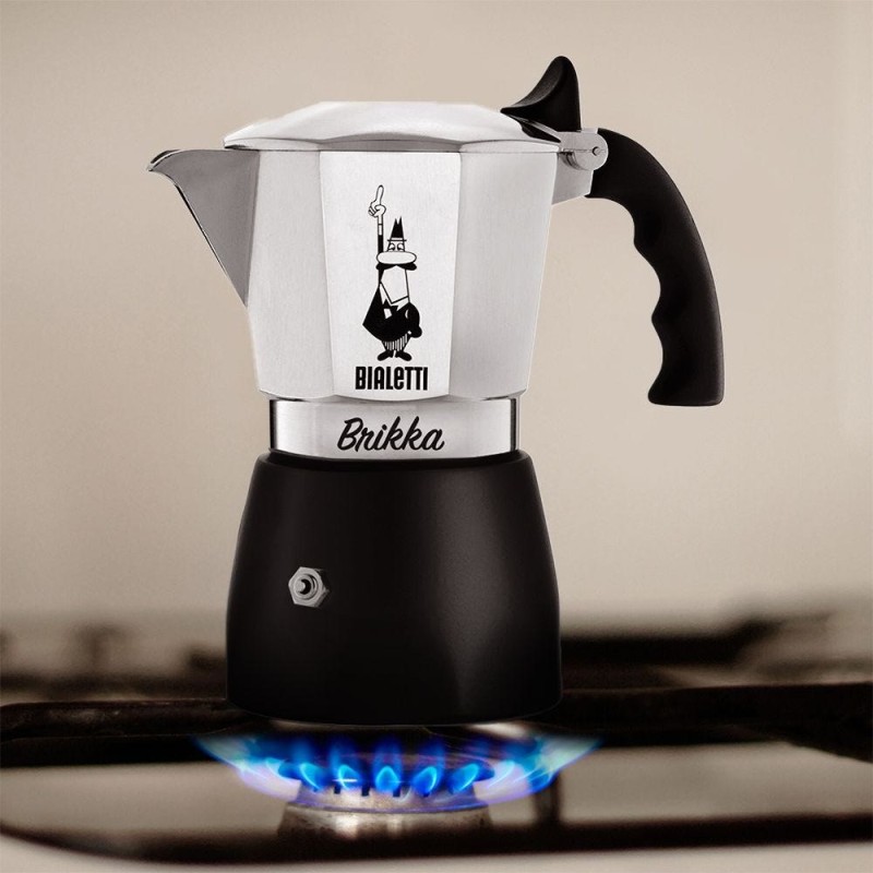 Bialetti Brikka Moka pot 0.17 L Black, Stainless steel Bialetti Brikka Moka pot 0.17 L Black, Stainless steel