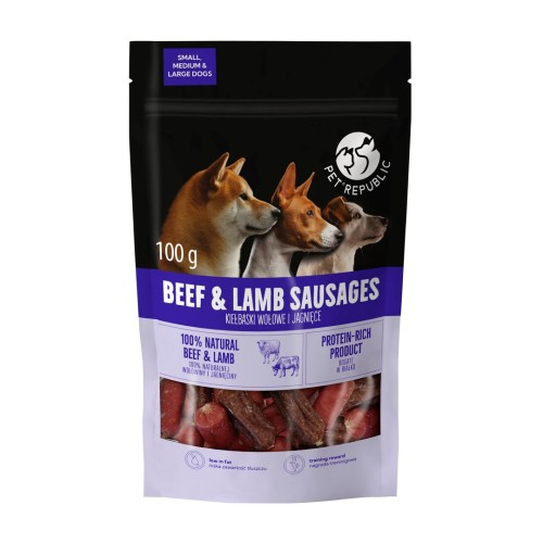 PETREPUBLIC Lamb cubes M - dog treat - 100g