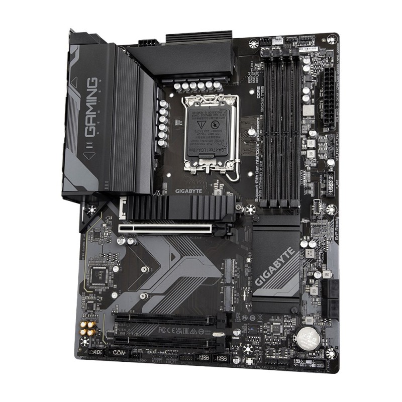 GIGABYTE B760 GAMING X AX Motherboard - Supports Intel Core 14th Gen CPUs, 8+1+1 Phases Digital VRM, up to 7600MHz DDR5 (OC), 3xPCIe 4.0 M.2, Wi-Fi 6E, 2.5GbE LAN, USB 3.2 Gen 2 GIGABYTE B760 GAMING X AX Motherboard - Supports Intel Core 14th Gen CPUs, 8+1+1 Phases Digital VRM, up to 7600MHz DDR5 (OC), 3xPCIe 4.0 M.2, Wi-Fi 6E, 2.5GbE LAN, USB 3.2 Gen 2