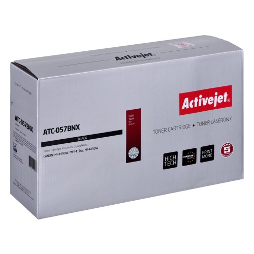 Activejet ATC-057BNX Toner (replacement for Canon CRG-057HBK; Supreme; 10000 pages; black) WITH CHIP Activejet ATC-057BNX Toner (replacement for Canon CRG-057HBK; Supreme; 10000 pages; black) WITH CHIP