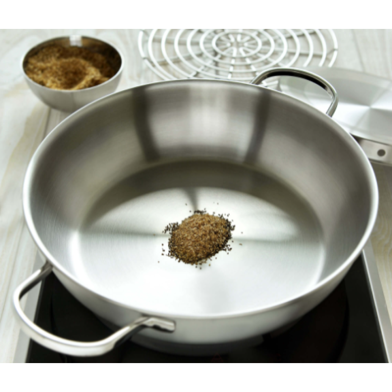 DEMEYERE Multifunction 7 28 cm steel frying pan with 2 handles 40850-954-0 DEMEYERE Multifunction 7 28 cm steel frying pan with 2 handles 40850-954-0
