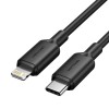 USB-C to Lightning Cable 3A 480Mbps 1m BLACK