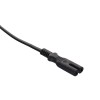 Savio CL-100 power cable Black 1.8 m IEC Type E (3.4 mm, 3.1 mm) IEC C7 Savio CL-100 power cable Black 1.8 m IEC Type E (3.4 mm, 3.1 mm) IEC C7