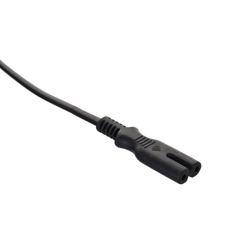 Savio CL-100 power cable Black 1.8 m IEC Type E (3.4 mm, 3.1 mm) IEC C7 Savio CL-100 power cable Black 1.8 m IEC Type E (3.4 mm, 3.1 mm) IEC C7
