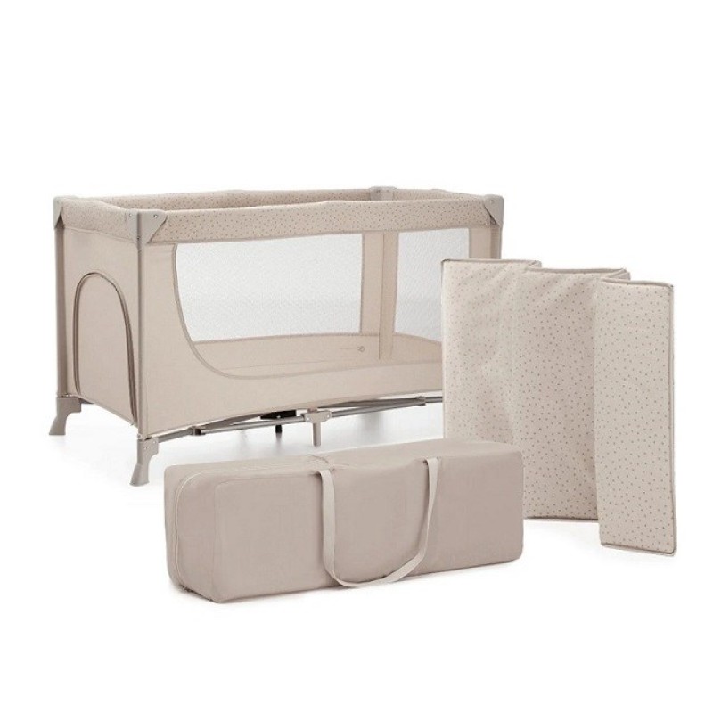 Kinderkraft Joy 2 travel cot, beige Kinderkraft Joy 2 travel cot, beige