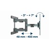 Gembird WM-80ST-01 TV mount 2.03 m (80