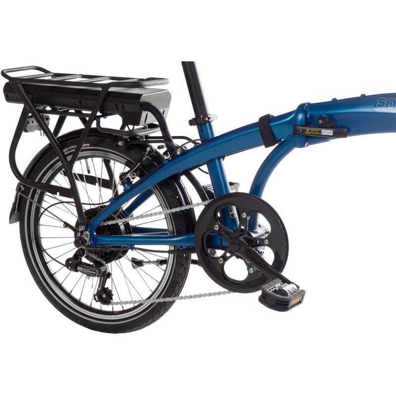 Snapp City-E folding electric bicycle, blue Snapp City-E folding electric bicycle, blue
