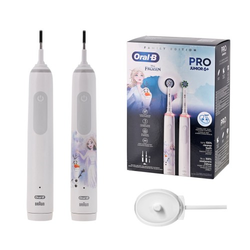 Zestaw 2 szczoteczek Oral-B 3 3000 i Junior Frozen Zestaw 2 szczoteczek Oral-B 3 3000 i Junior Frozen