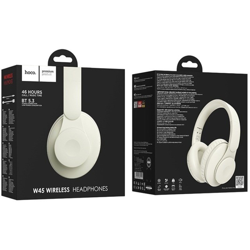 Hoco W45 Enjoy Wireless Bluetooth In-Ear Headset White Hoco W45 Enjoy Wireless Bluetooth In-Ear Headset White