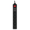 EnerGenie SPF5-C-5 surge protector 5 AC outlet(s) 250 V 1.5 m Black EnerGenie SPF5-C-5 surge protector 5 AC outlet(s) 250 V 1.5 m Black