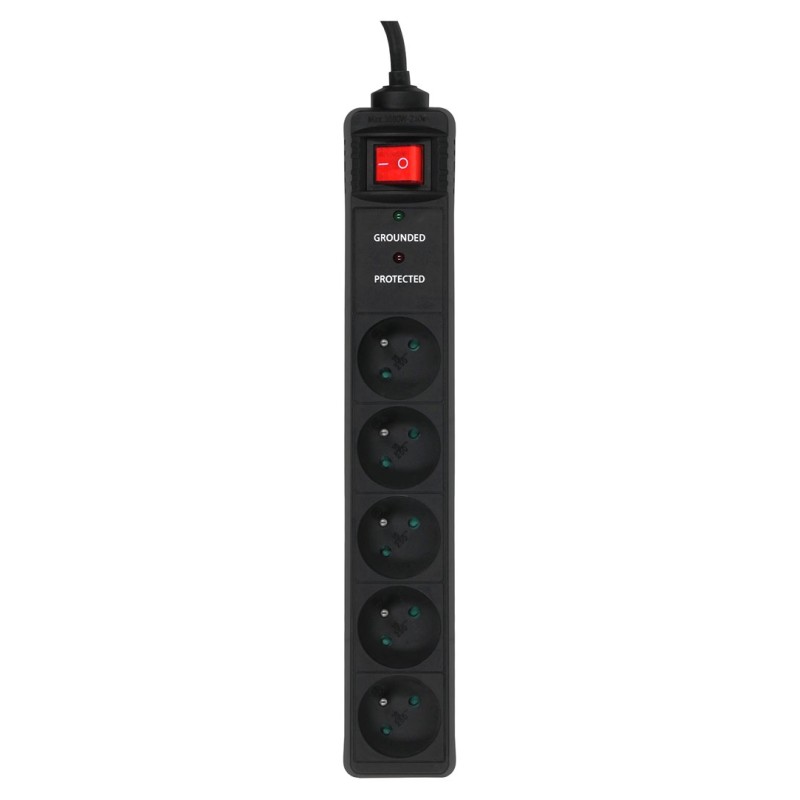 EnerGenie SPF5-C-5 surge protector 5 AC outlet(s) 250 V 1.5 m Black EnerGenie SPF5-C-5 surge protector 5 AC outlet(s) 250 V 1.5 m Black
