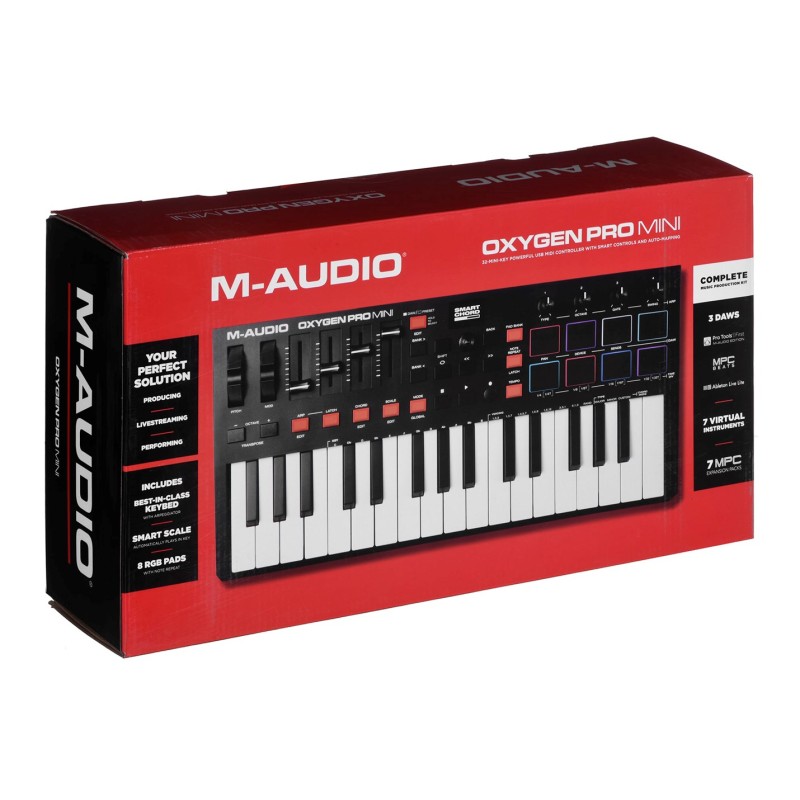 M-AUDIO Oxygen Pro Mini MIDI keyboard 32 keys USB Black
