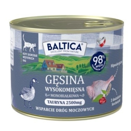BALTICA Smaki regionów Goose - wet cat food - 185g BALTICA Smaki regionów Goose - wet cat food - 185g