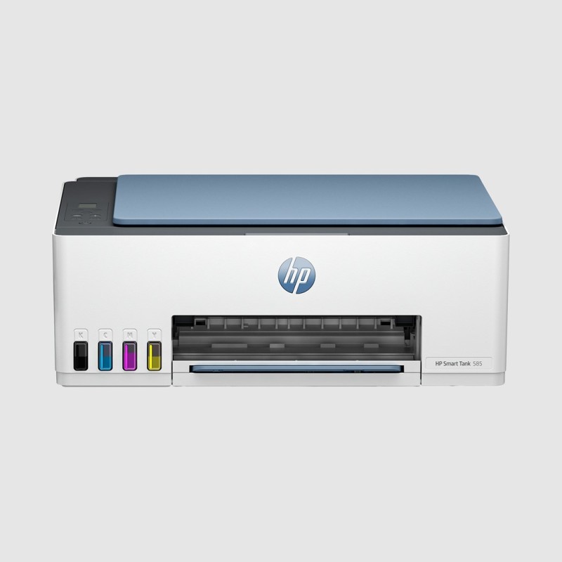 HP Smart Tank 585 All-in-One Printer, Home and home office, Print, copy, scan, Wireless; High-volume printer tank; Print from phone or tablet; Scan to PDF HP Smart Tank 585 All-in-One Printer, Home and home office, Print, copy, scan, Wireless; High-volume printer tank; Print from phone or tablet; Scan to PDF