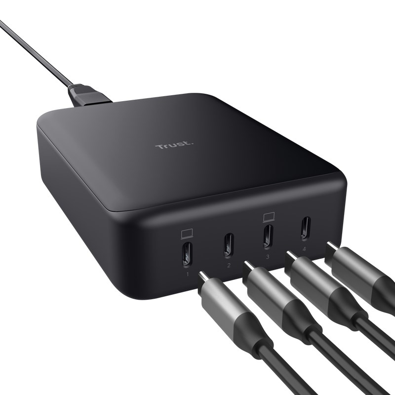 Trust Maxo Black AC Fast charging Trust Maxo Black AC Fast charging
