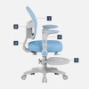 Junior 5.0 Blue swivel chair