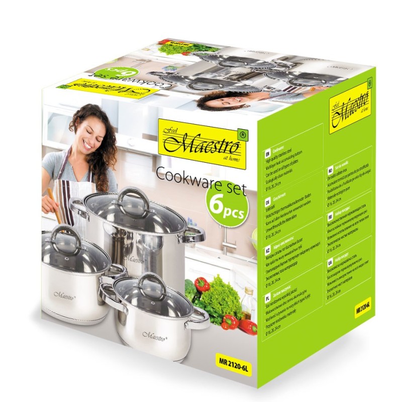 Dinner thermos Maestro MR-1636-80 800 ml, pink Dinner thermos Maestro MR-1636-80 800 ml, pink