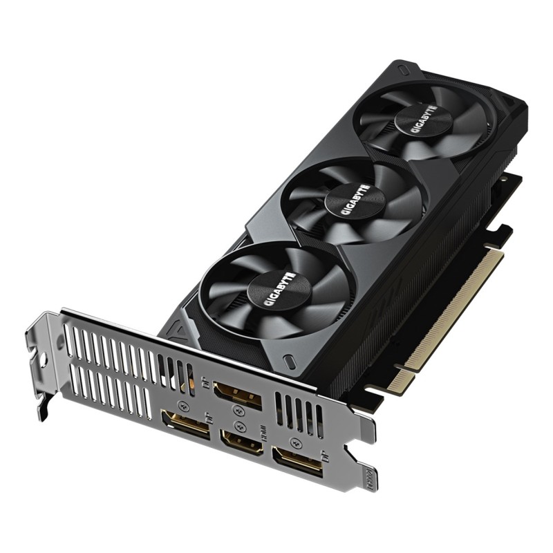 GIGABYTE GeForce RTX 5060 OC Low Profile 8G Graphics Card - 8GB GDDR7, 128bit, PCI-E 5.0, 2512 MHz Core Clock, 3 x DisplayPort, 1 x HDMI, GV-N5060OC-8GL GIGABYTE GeForce RTX 5060 OC Low Profile 8G Graphics Card - 8GB GDDR7, 128bit, PCI-E 5.0, 2512 MHz Core Clock, 3 x DisplayPort, 1 x HDMI, GV-N5060OC-8GL