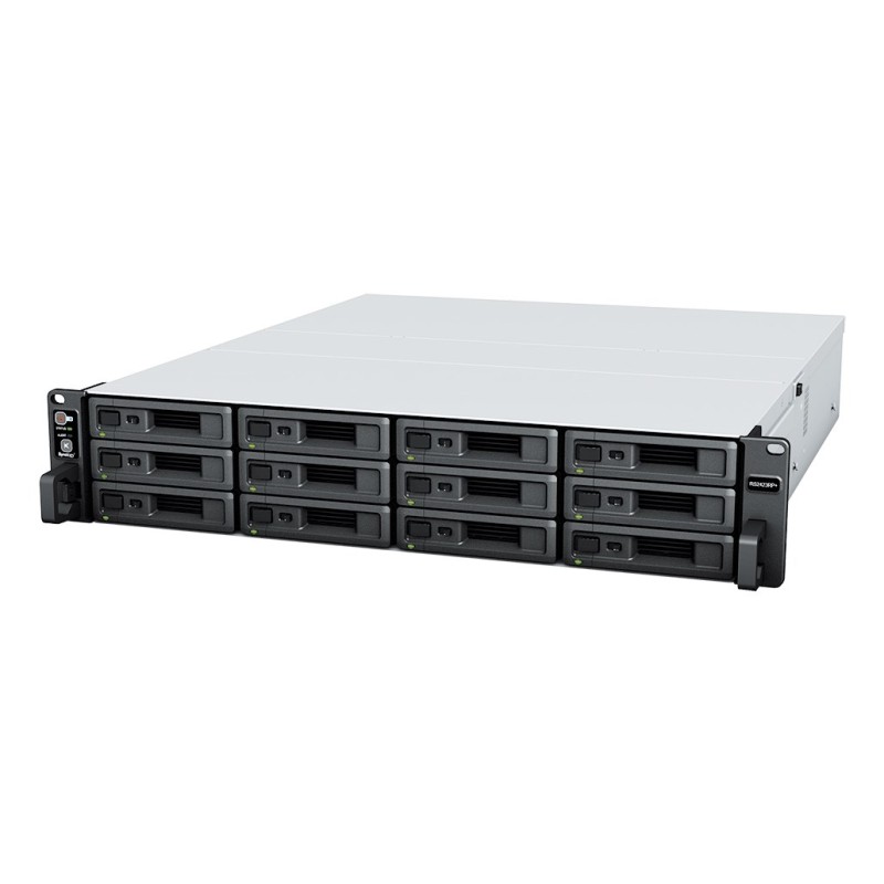 Synology RackStation RS2423+ NAS/storage server Rack (2U) Ryzen Embedded V1780B 8 GB DDR4 0 TB DiskStation Manager Black, Grey Synology RackStation RS2423+ NAS/storage server Rack (2U) Ryzen Embedded V1780B 8 GB DDR4 0 TB DiskStation Manager Black, Grey