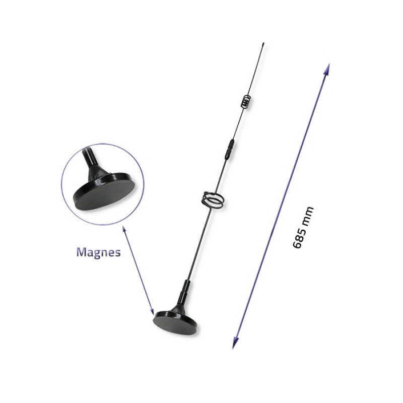 Qoltec 57035 GSM Antenna 600-2700 MHz LTE | Indoor Qoltec 57035 GSM Antenna 600-2700 MHz LTE | Indoor
