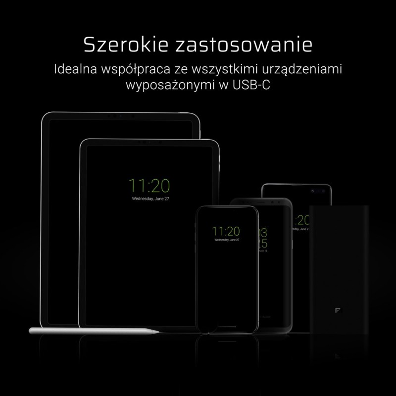 Green Cell KABGC03 USB cable 0.25 m USB A USB C Black Green Cell KABGC03 USB cable 0.25 m USB A USB C Black