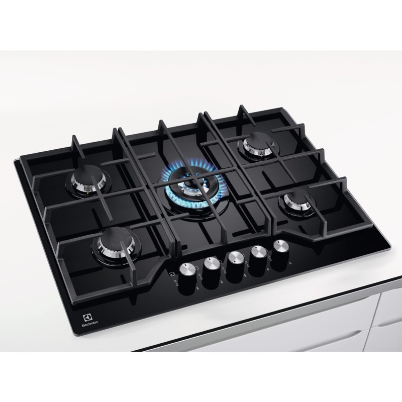 Electrolux KGG75362K Black Built-in 74 cm Gas 5 zone(s) Electrolux KGG75362K Black Built-in 74 cm Gas 5 zone(s)