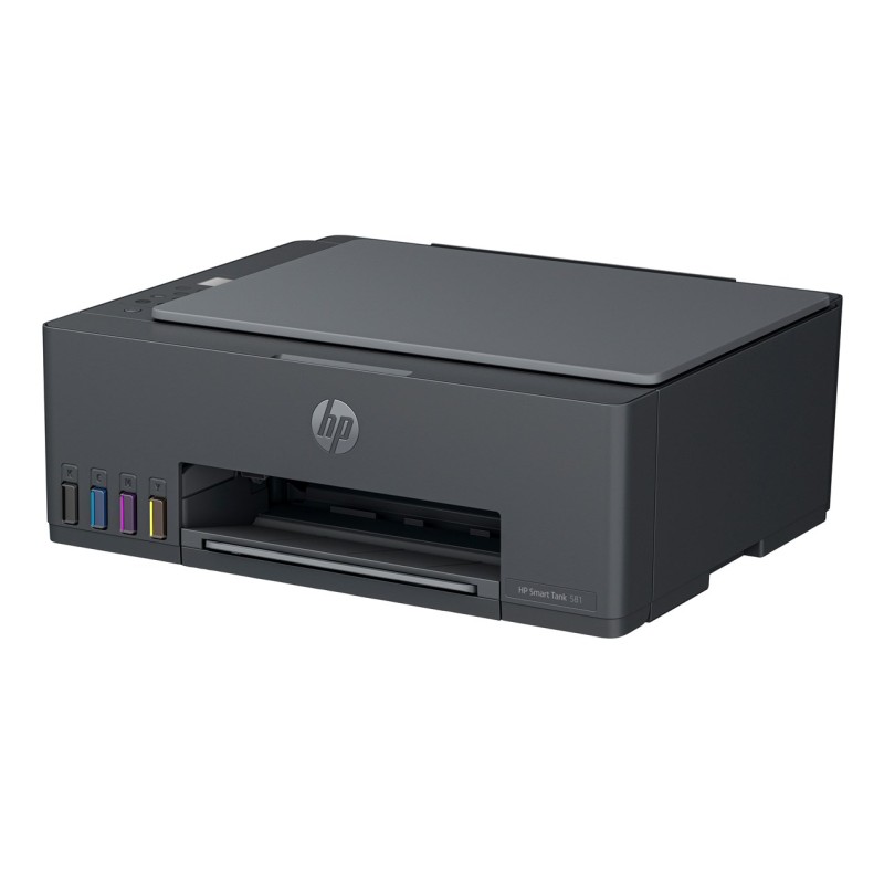 HP Smart Tank 581 All-in-One Printer, Home and home office, Print, copy, scan, Wireless; High-volume printer tank; Print from phone or tablet; Scan to PDF HP Smart Tank 581 All-in-One Printer, Home and home office, Print, copy, scan, Wireless; High-volume printer tank; Print from phone or tablet; Scan to PDF