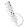Baseus Gem USB C to USB C fast charging cable 1 m 100 W White Baseus Gem USB C to USB C fast charging cable 1 m 100 W White