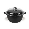 Maestro MR-4616C Pot with lid 16 cm 1 l Black