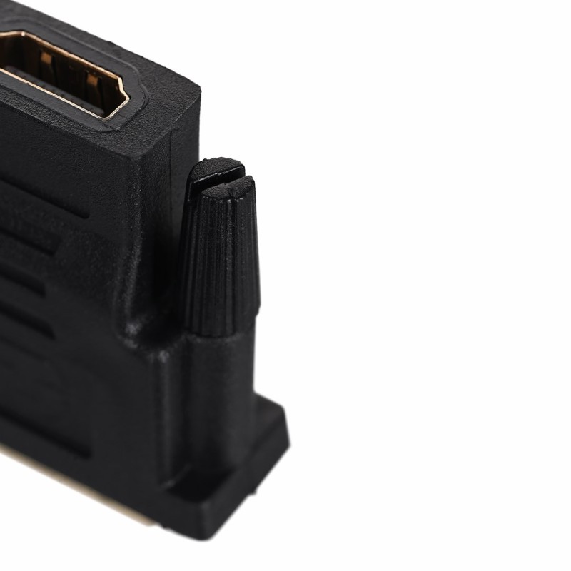 Savio CL-21 cable gender changer DVI HDMI Black Savio CL-21 cable gender changer DVI HDMI Black